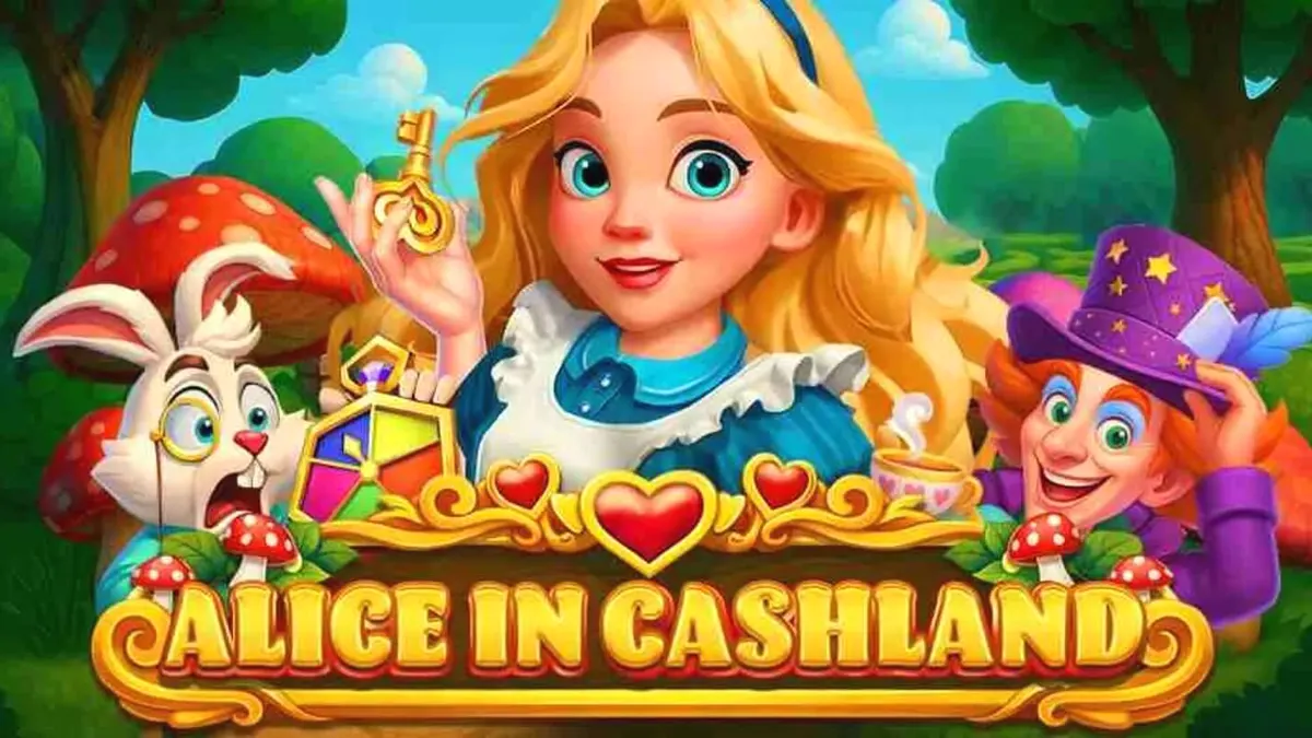 Alice in Cashland slot machine theme